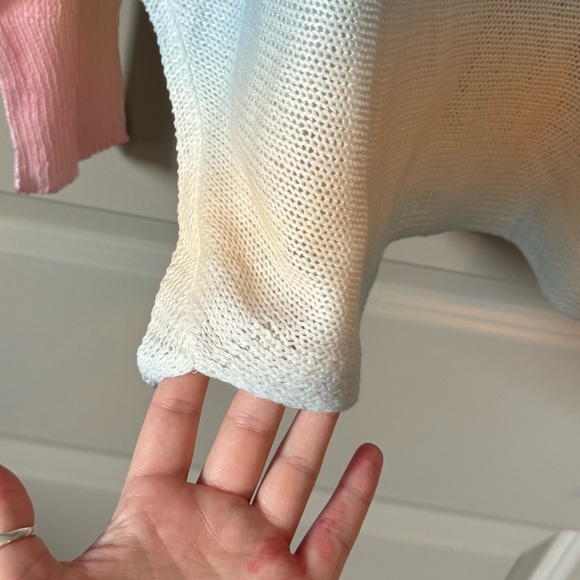 Pastel Ombré Pullover Sweater - Picture 9 of 12